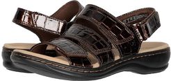 Leisa Melinda (Brown Patent Croc Synthetic) Women's Shoes