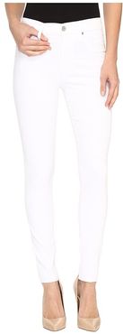 Farrah Crop in White (White) Women's Jeans