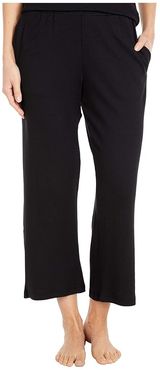 Natural Skin Organic Cotton Modal Blend Portia Pants (Black) Women's Pajama