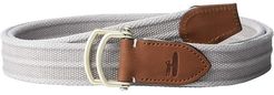 Brentwood Canvas Web Belt (Light Gray) Men's Belts