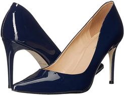 90 mm Pointy Toe Pump (Azul Patent) Women's Shoes