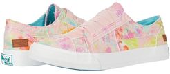 Marley (Pink Rainwater Canvas) Women's Flat Shoes
