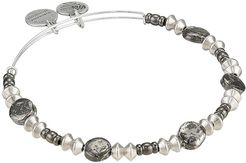 Echo Two-Tone Charm Bangle (Rafaelian Silver) Bracelet