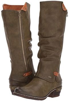 93655 (Olive/Cayenne) Women's Dress Boots