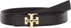 1 Kira Logo Belt (Black/Gold) Women's Belts