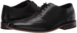 Lamont Wing (Black Leather) Men's  Shoes
