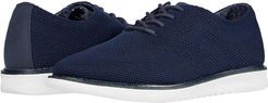 Nu Casual Wingtip (Navy/Navy Knit) Men's Lace Up Wing Tip Shoes