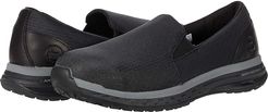 Drivetrain Slip-On Alloy Safety Toe (Black Gray Ripstop) Women's Boots