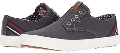 Pete Laceless (Dark Grey Cotton) Men's Shoes