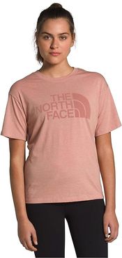 Half Dome Short Sleeve Tri-Blend Tee (Pink Clay Heather) Women's Clothing