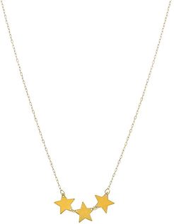 14KT Solid Gold Star Necklace (Gold) Necklace