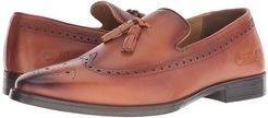 Sanders Tassel Loafer (Cognac Calfskin Leather) Men's Shoes