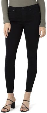 Petite Abby Ankle Jeans in Black Rinse (Black Rinse) Women's Jeans