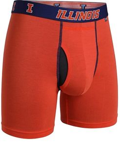 Illinois Fighting Illini Swing Shift Boxer Briefs (Orange) Men's Underwear