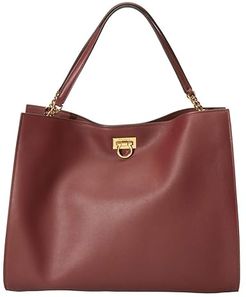 Gancio Square Tote (Nebbiolo) Handbags