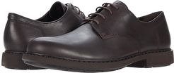 Neuman - K100152 (Dark Brown 2) Men's Dress Flat Shoes