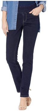 Peri Pull-On Straight Jeans in Butter Denim (Ink) Women's Jeans
