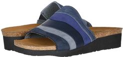 Portia (Midnight Blue Leather Combination) Women's  Shoes
