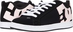 Court Graffik W (Black/Super Pink) Women's Skate Shoes