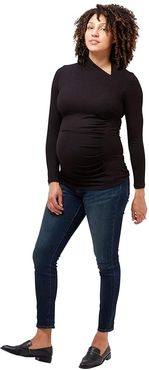 Claire Maternity Sweater (Black) Women's Clothing