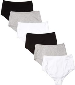 Organic Cotton High-Rise Hipster 6-Pack (Basics) Women's Underwear