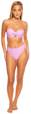 Cosita Buena High Banded Waist Bottom (Lavanda) Women's Swimwear