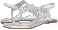 Kayte Sandal (Silver) Women's Shoes