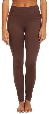 Timehop Light Tights (Deep Mahogany Stripe) Women's Casual Pants