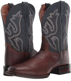 Winslow (Dark Brown/Blue) Cowboy Boots