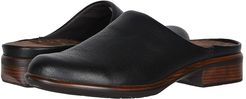 Lodos (Soft Black Leather) Women's Clog Shoes