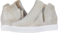 Caliber Wedge Sneaker (Taupe Croco) Women's Shoes