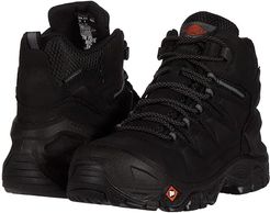 Strongfield Leather 6 Waterproof Composite Toe (Black) Men's Boots