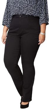 Plus Size Slim Bootcut Jeans in Black (Black) Women's Jeans