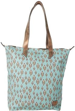 Cactus Cruiser Tote (Turquoise) Bags