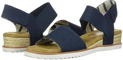 Desert Kiss - Poppy Bloom (Navy) Women's  Shoes