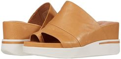 Gisele 65 Sporty Slide (Tan Leather) Women's Shoes