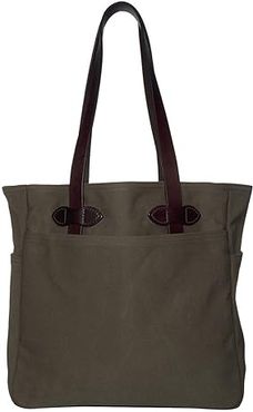 Tote Bag W/Out Zipper (Otter Green1) Tote Handbags