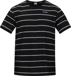 Serape Stripe Short Sleeve Tee (Black) Men's Clothing