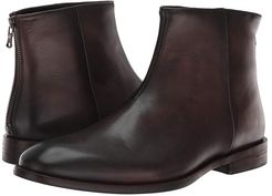 NYC Back Zip Boot (Wood Brown) Men's Boots