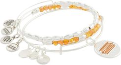 Friends Set of 3 Bangle Bracelet (Orange) Bracelet