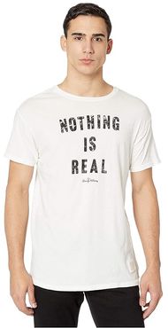 Lennon Mccartney Nothing Is Real Vintage Cotton Tee (Off-White) Men's Clothing