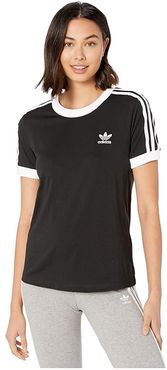 3-Stripes Tee (Black) Women's T Shirt