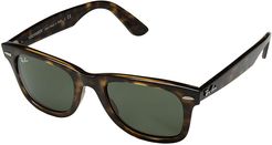 Wayfarer Ease RB4340 50mm (Havana/Green Classic G-15) Fashion Sunglasses
