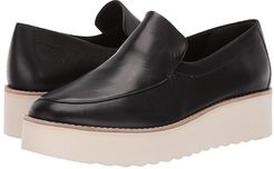 Zeta (Black Foulard Leather) Women's Shoes