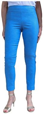 Pull-On Ankle Pants (Blue Pebble) Women's Dress Pants