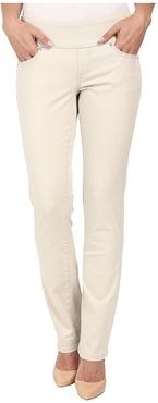 Peri Pull-On Straight Leg Pants in Bay Twill (Stone) Women's Casual Pants