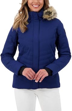 Petite Tuscany II Jacket (Navy) Women's Clothing