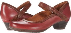 Laurel Mary Jane (Red Leather) Women's Shoes