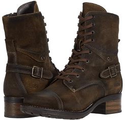 Crave (Olive Rugged) Women's Zip Boots