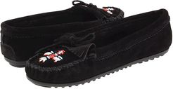 Thunderbird II (Black Suede) Women's Moccasin Shoes